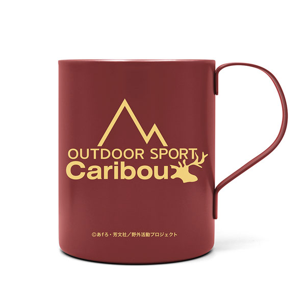 "Yuru Camp SEASON3" Caribou Double-layered Stainless Steel Mug (Painted) RED