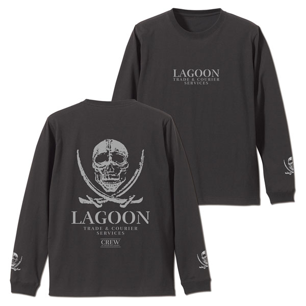 Black Lagoon Lagoon Company Sleeve Rib Long Sleeve T-shirt /SUMI-S