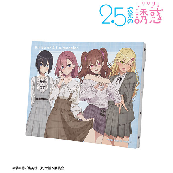 (s)TVｱﾆﾒ『2.5次元の誘惑』 描き下ろし 集合 ﾁｪｯｸ柄ｺｰﾃﾞver. ｷｬﾝﾊﾞｽﾎﾞｰﾄﾞ