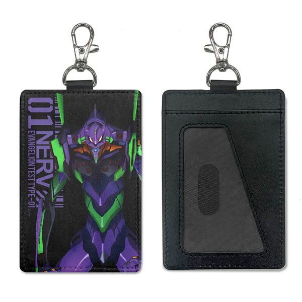 EVANGELION EVA-01 Pass Case (w/Swivel Snap Hook)