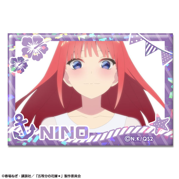 License Agent The Quintessential Quintuplets * Hologram Tin Badge Design 06 (Nino Nakano /B) รูปภาพ 1