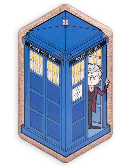 SCIFI Fanspace Doctor Who 12th Doctor Series Tin Badge