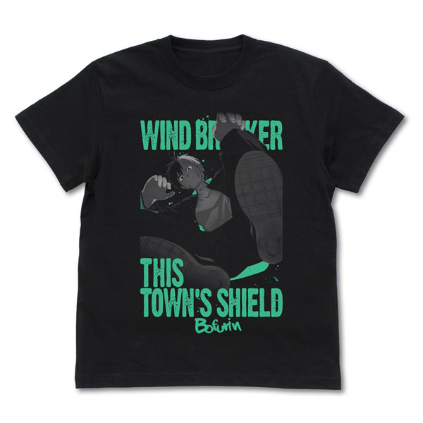 COSPA WIND BREAKER Haruka Sakura T-shirt /BLACK-L