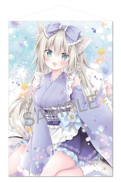 Brendream Riko Korie B2 Wall Scroll Japanese Style Maid Marron-chan รูปภาพ 1