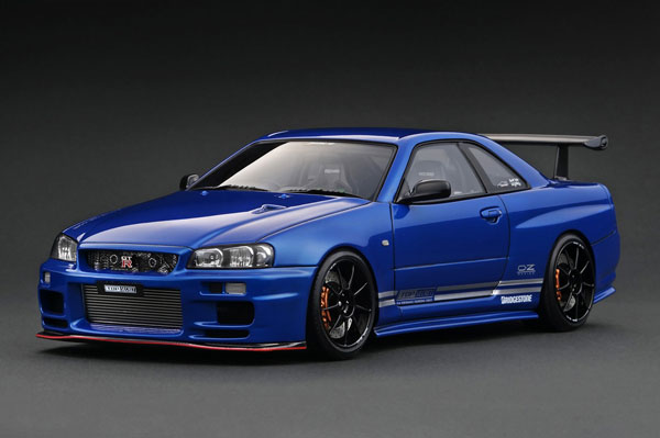 イグニッションモデルホビーフォーラム限定販売マインズR34 イグニッションモデル 1/64 日産 スカイライン GT-R Mine's (R34