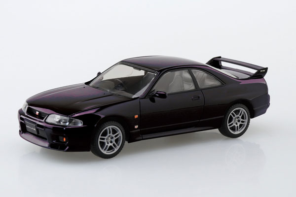 RakuPla Snap Kit No.21-MP Nissan R33 Skyline GT-R (Midnight Purple) Plastic Model