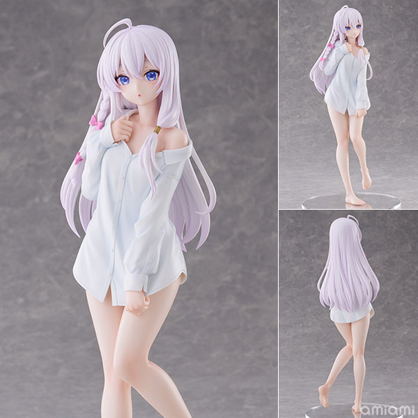 FURYU TENITOL TALL Wandering Witch: The Journey of Elaina Elaina shirt ver. Complete Figure รูปภาพ 1