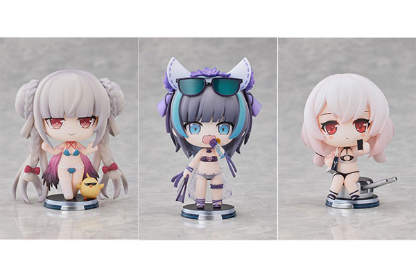 [Bonus] Azur Lane Summer Swimsuit Complete Model Chibi Figure Vol.2 3pc. Set
