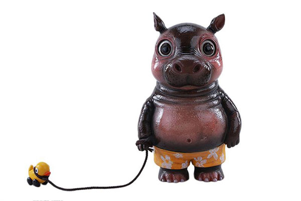 HIPPOさま Hug A Lumps Medium - Harley the hippo