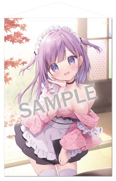 Brendream Nako Miyasaka B1 Wall Scroll Japanese Style Maid Sayaka-chan ExtraEdition รูปภาพ 1