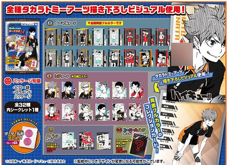 AmiAmi [Character & Hobby Shop] | Haikyuu!! Charactible Card Gummy