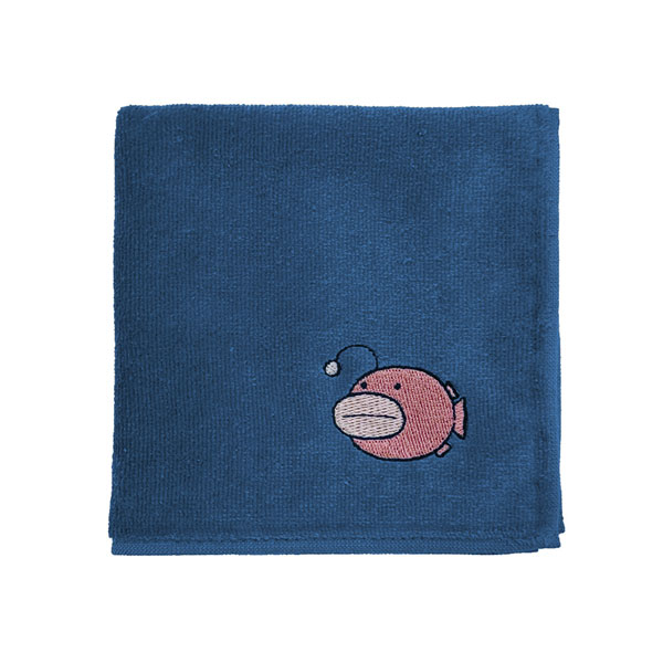 COSPA Girls und Panzer das Finale Ankou Team Embroidery Hand Towel /NAVY hình ảnh 1