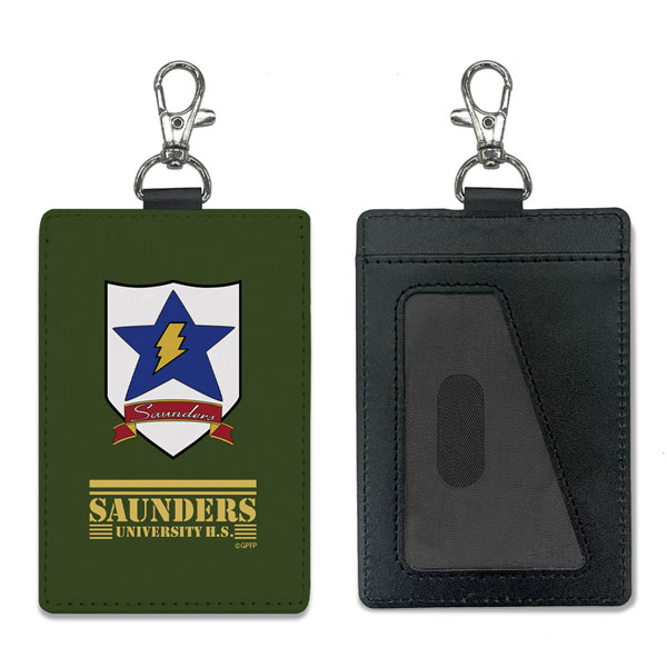 COSPA Girls und Panzer das Finale Saunders University High School Pass Case (w/Swivel Snap Hook) image 1