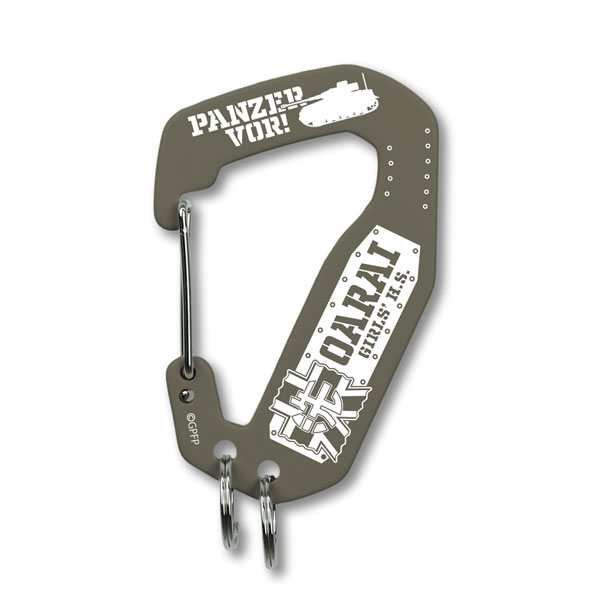 COSPA Girls und Panzer das Finale Oarai Girls High School Metal Carabiner รูปภาพ 1