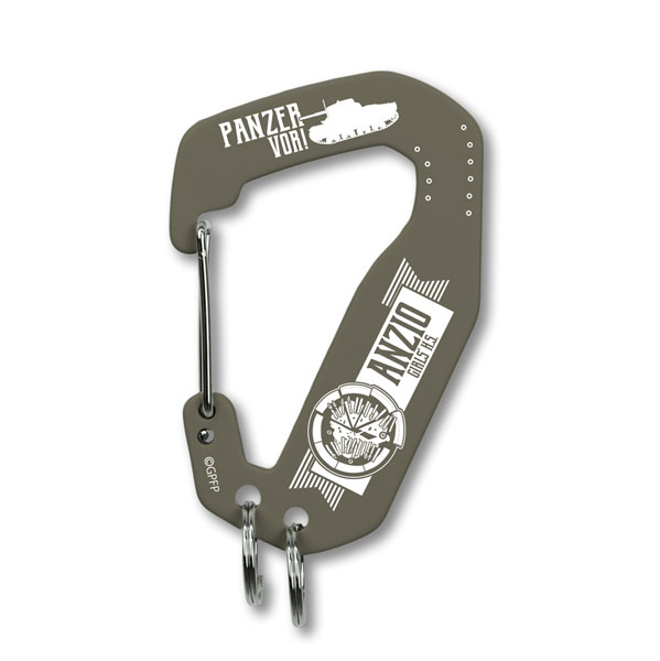 COSPA Girls und Panzer das Finale Anzio High School Metal Carabiner รูปภาพ 1