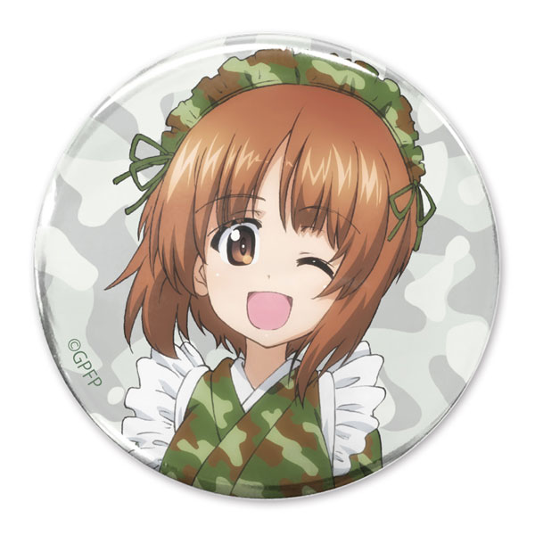 COSPA Girls und Panzer das Finale Miho Nishizumi 65mm Tin Badge Military Maid ver. รูปภาพ 1