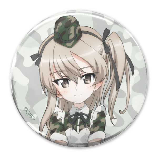 COSPA Girls und Panzer das Finale Alice Shimada 65mm Tin Badge Military Maid ver. hình ảnh 1