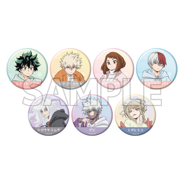 Light color style トガヒミコ 缶バッジ【19個】 AmiAmi [Character & Hobby Shop] | My Hero Academia Trading Tin