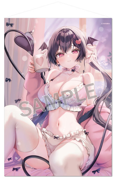 Brendream Sayu Ayuma B1 Wall Scroll -Sweet Night- Riasu-chan รูปภาพ 1