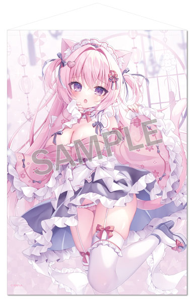 Brendream Chia Momochi B1 Wall Scroll Japanese Style Maid Noa-chan ExtraEdition รูปภาพ 1
