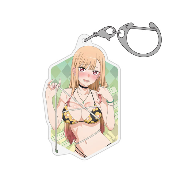 COSPA TV Anime "My Dress-Up Darling" New Illustration Marin Kitagawa Acrylic Multipurpose Keychain Dokidoki no Saisun Ver. รูปภาพ 1