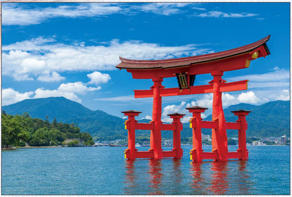 ﾔﾉﾏﾝ10-1491厳島神社 大鳥居