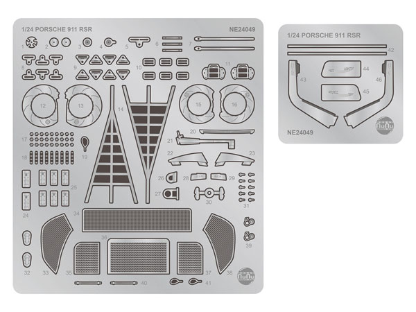 Platz/nunu 1/24 Porsche 911 (Type 991) RSR 2018 24 Hours of Le Mans Car Number 91 Detail-up Part 이미지 1
