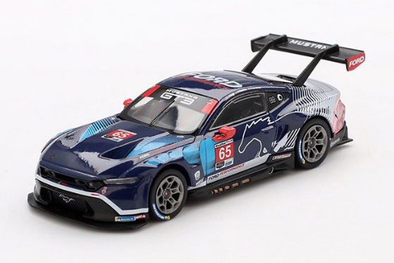 1/64 Ford Mustang GT3 IMSA 24 Hours of Daytona 2024 #65 Ford Multimatic Motorsports (Left-hand Steering)