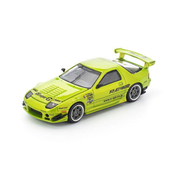 POP RACE 1/64 Mazda RX-7 (FC3S) RE:Amemiya Luminous Green hình ảnh 1