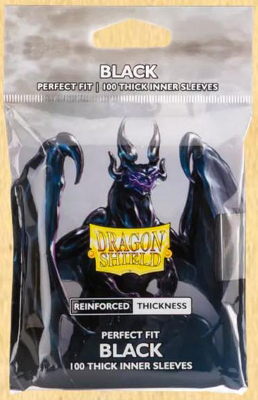 AT-13005 Sleeves - Perfect fit Black - Standard size - Inner Sleeves - Thick Inner 極厚ｲﾝﾅｰｽﾘｰﾌﾞ ﾌﾞﾗｯｸ