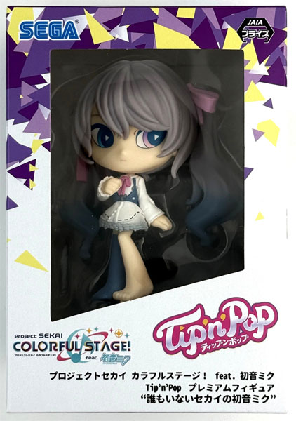 SEGA HATSUNE MIKU: COLORFUL STAGE! Tip'n'Pop Premium Figure "Empty SEKAI Hatsune Miku" ANOTHER (Game-prize) รูปภาพ 1