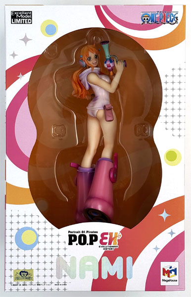 MegaHouse Portrait.Of.Pirates ONE PIECE "Evolutionary History" Nami Complete Figure (MegaTrea Shop, Muigwara Store, etc Exclusive) รูปภาพ 1