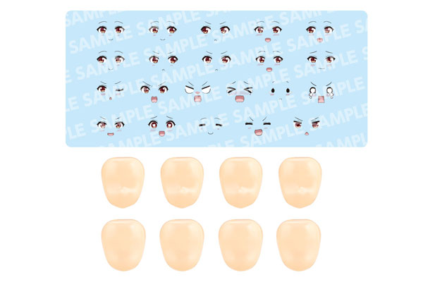 カスタマイズフェイス&デカールセット8 小石川エマ用A