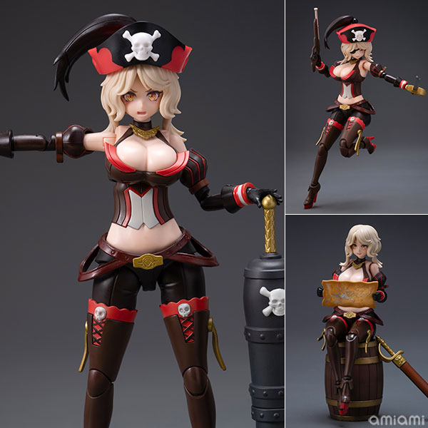 Boarder Model Pirate Captain Queen Anne Snap Kit รูปภาพ 1
