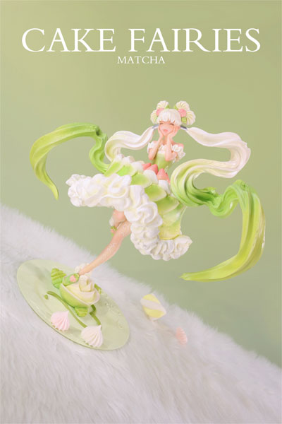 "Cake Fairies Matcha" illustration by aruk 1/7 Complete Figure