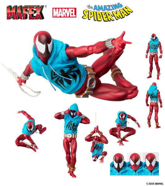 AmiAmi [Character & Hobby Shop] | MAFEX SCARLET SPIDER