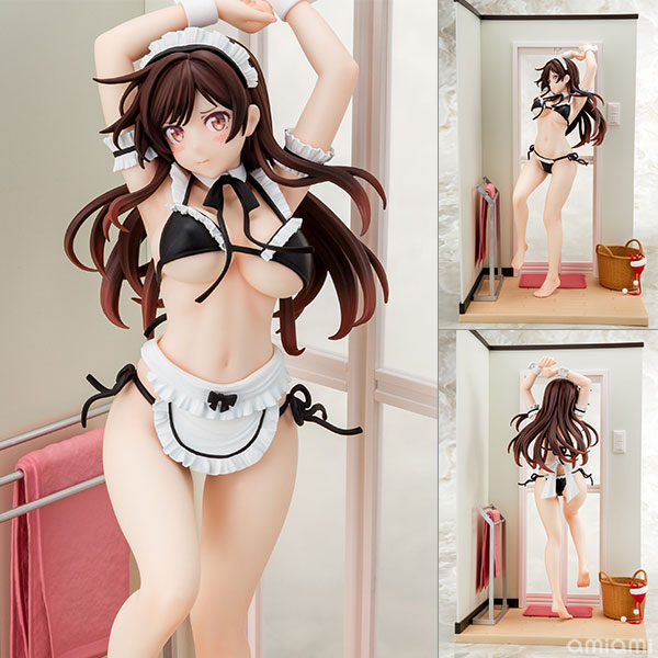 Rent-A-Girlfriend Chizuru Mizuhara Maid Bikini ni Okigae Figure 1/6 Complete Figure