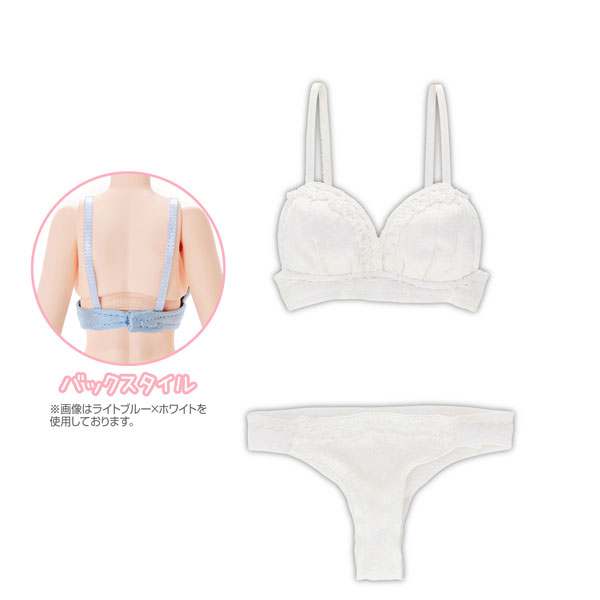 Azone 1/6 Q'z Elegant Lace Bra & Shorts set White x White (DOLL ACCESSORY)