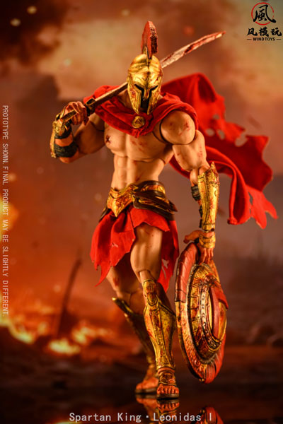 Spartan King Leonidas I 1/12 Scale Posable Figure Damaged Edition