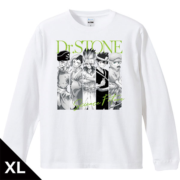 Dr.STONE TeNQコラボ 千空 ゼノ Tシャツ 師弟 インディゴ S AmiAmi [Character & Hobby Shop] | Dr. STONE Ribbed Long Sleeve T