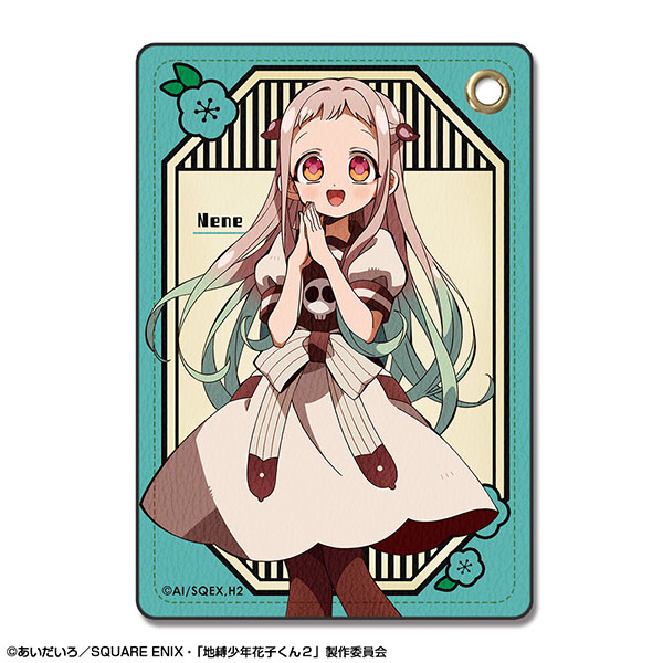License Agent TV Anime "Jibaku Shounen Hanako-kun 2" Leather Pass Case Design 02 (Nene Yashiro) hình ảnh 1