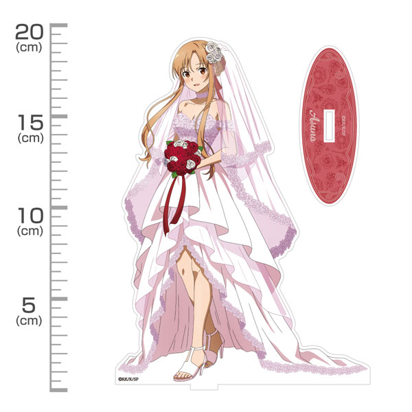 COSPA Sword Art Online New Illustration Asuna Acrylic Stand (Large) Wedding Dress Ver.