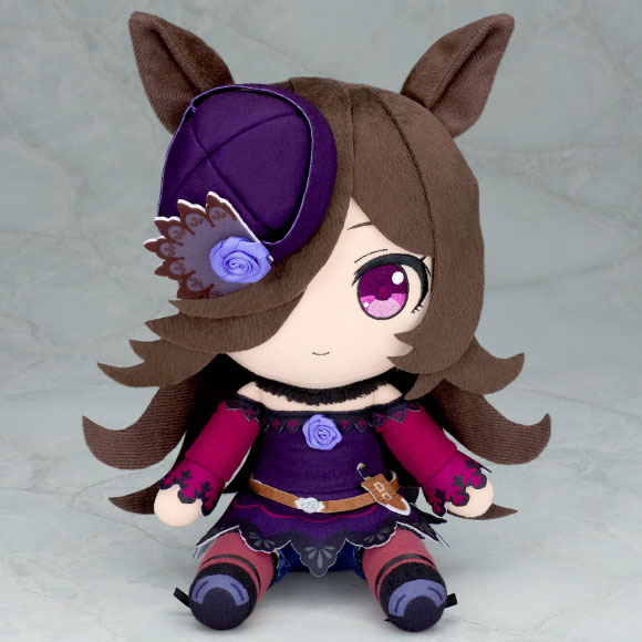 Mihono Bourbon dan Rice Shower plush dari Taito - tampilan depan