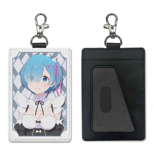 COSPA Re:ZERO -Starting Life in Another World- Rem Pass Case (w/Swivel Snap Hook) รูปภาพ 1
