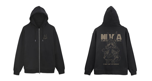 Made in Abyss The Golden City of the Scorching Sun Nanachi Zip Hoodie Ver.3.0 /BLACK-XXL