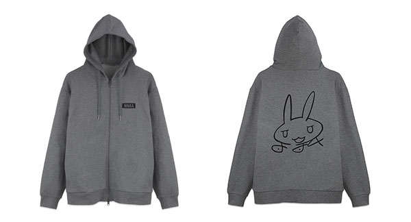 Made in Abyss The Golden City of the Scorching Sun Nanachi's Autograph Zip Hoodie Ver.2.0 /MIX GRAY-L
