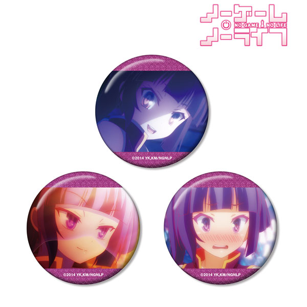 (s)ﾉｰｹﾞｰﾑ･ﾉｰﾗｲﾌ ｸﾗﾐｰ･ﾂｪﾙ 場面写ｸﾞﾘｯﾀｰ缶ﾊﾞｯｼﾞ3個ｾｯﾄ