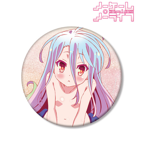 (s)ﾉｰｹﾞｰﾑ･ﾉｰﾗｲﾌ 白 BIG缶ﾊﾞｯｼﾞ