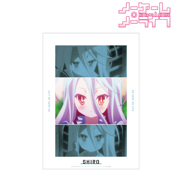 (s)ﾉｰｹﾞｰﾑ･ﾉｰﾗｲﾌ 白 場面写A3ﾏｯﾄ加工ﾎﾟｽﾀｰ