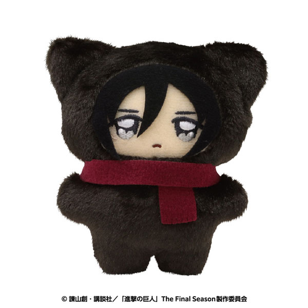 Ensky TV Anime "Attack on Titan" Chimikemo Mascot 2. Mikasa